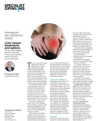 liver cancer treatments and options - media page - TKH Clinic